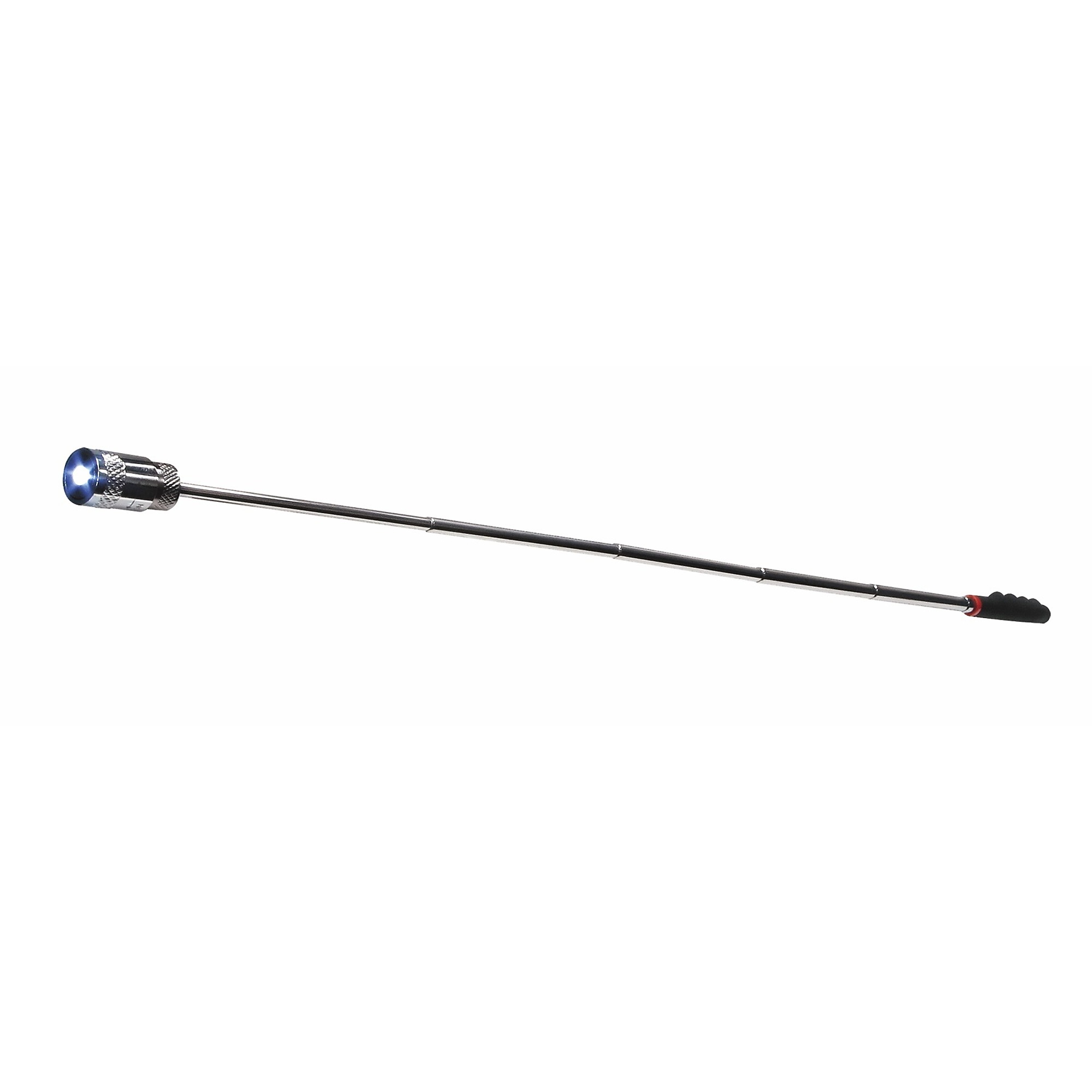 Powerbuilt Lighted Magnetic Pick Up Tool — 8 Lb. Capacity, Telescoping Shaft, 32in. Length, Model# 940606
